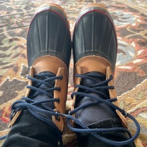 NWOB Lands End duck boots